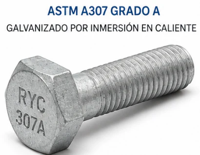 ASTM A307 Grade A bolt, hot-dip galvanized
