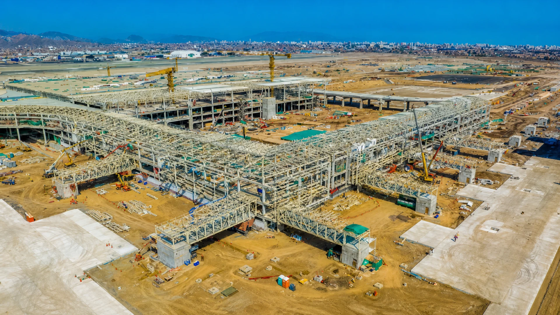 View of the new Jorge Chávez International Airport project