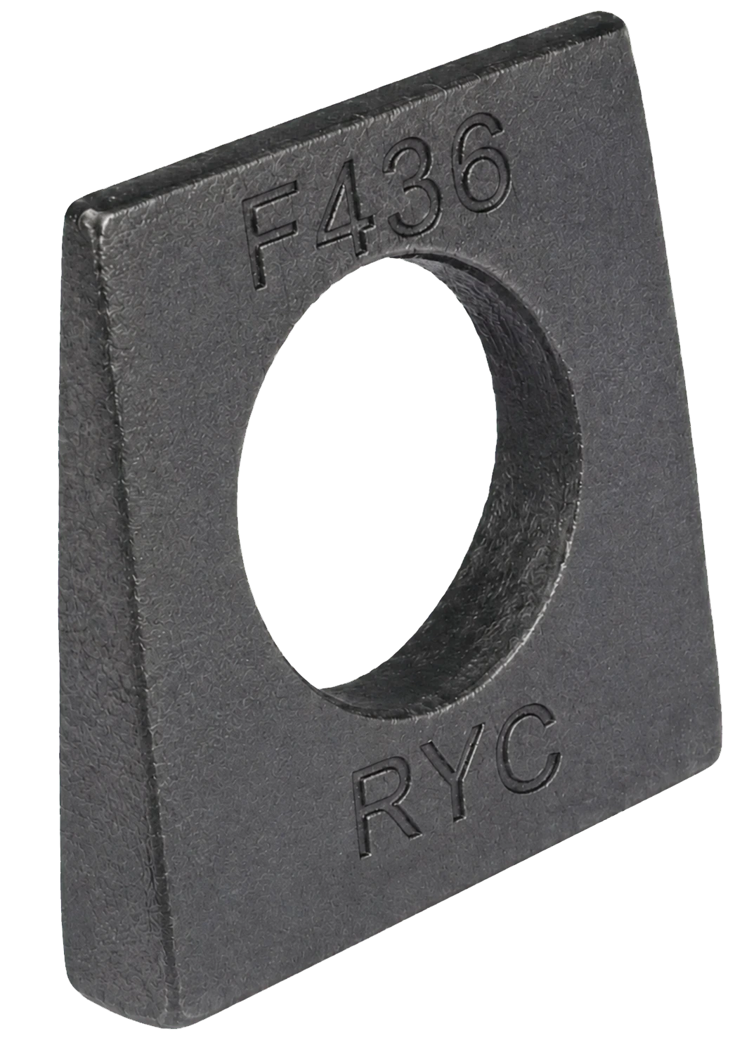 Square bevelled ASTM F436 washer for sloped surfaces