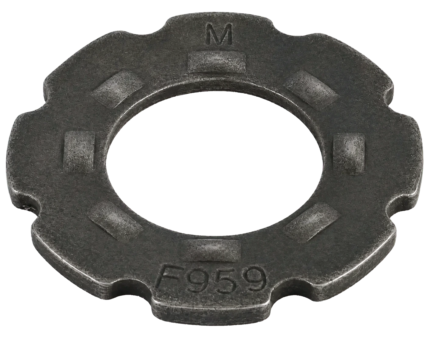Direct tension indicator washer marked ASTM F959